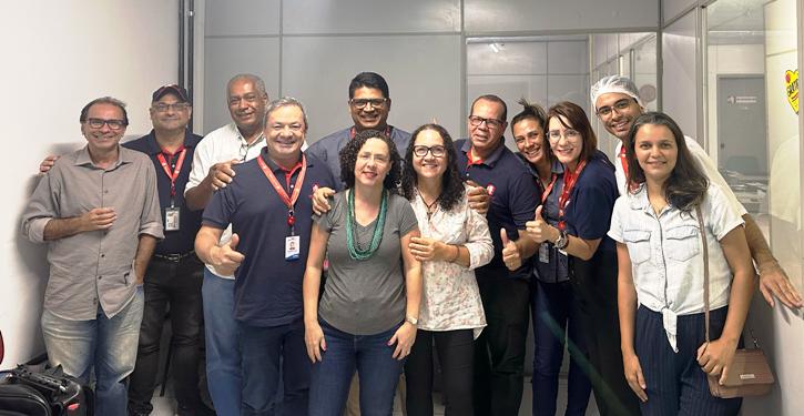 equipe responsável pelo projeto