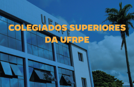 imagem. texto: colegiados superiores da ufrpe