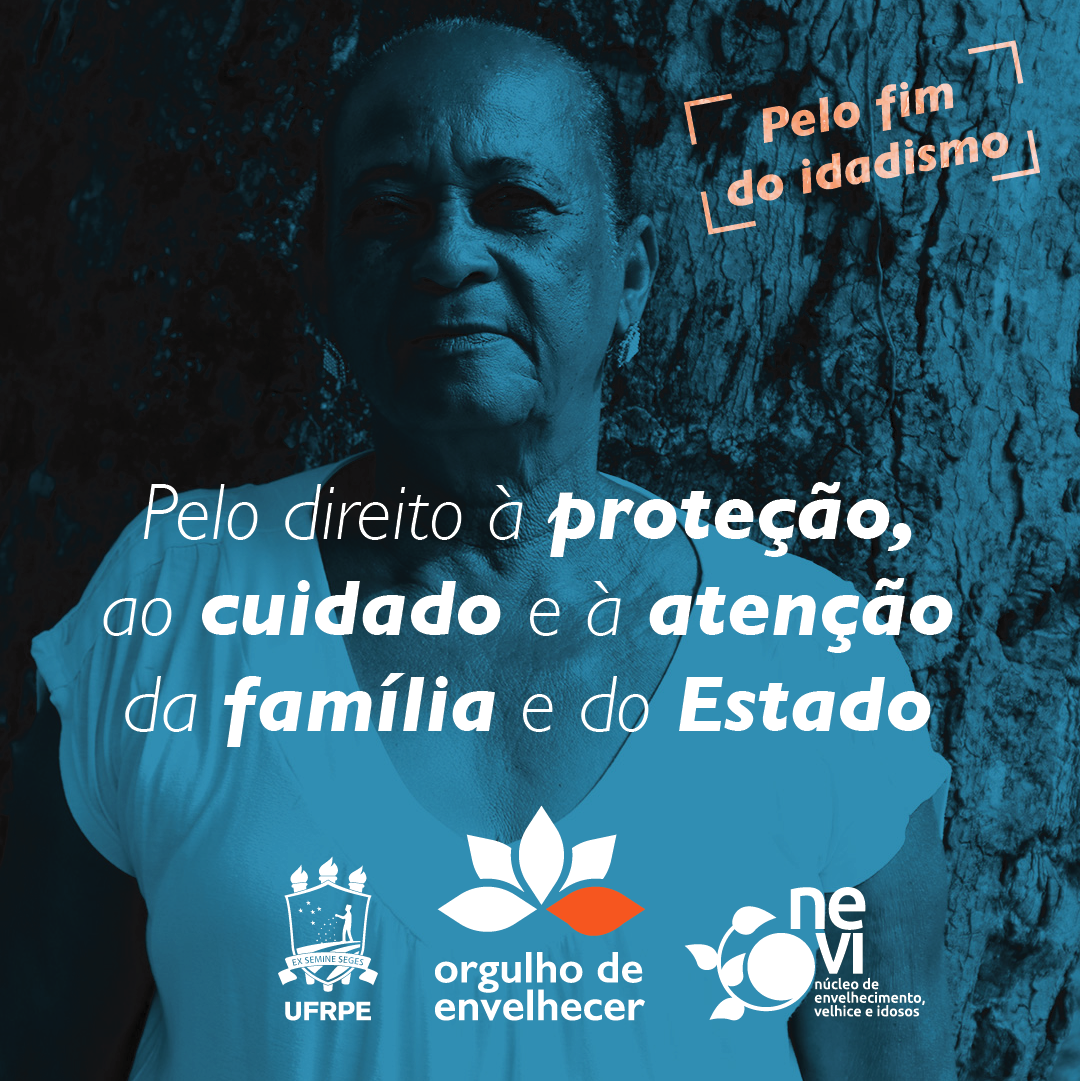 imagem da campanha rosto de idosa