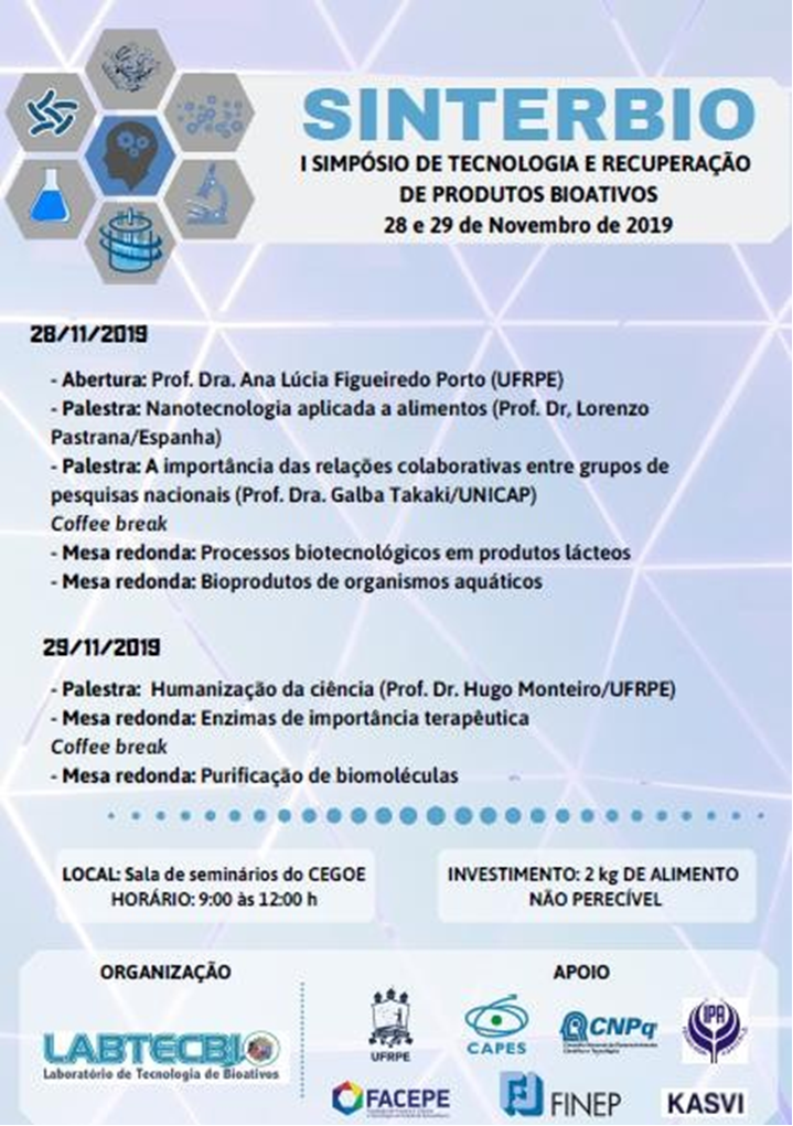 programação do evento
