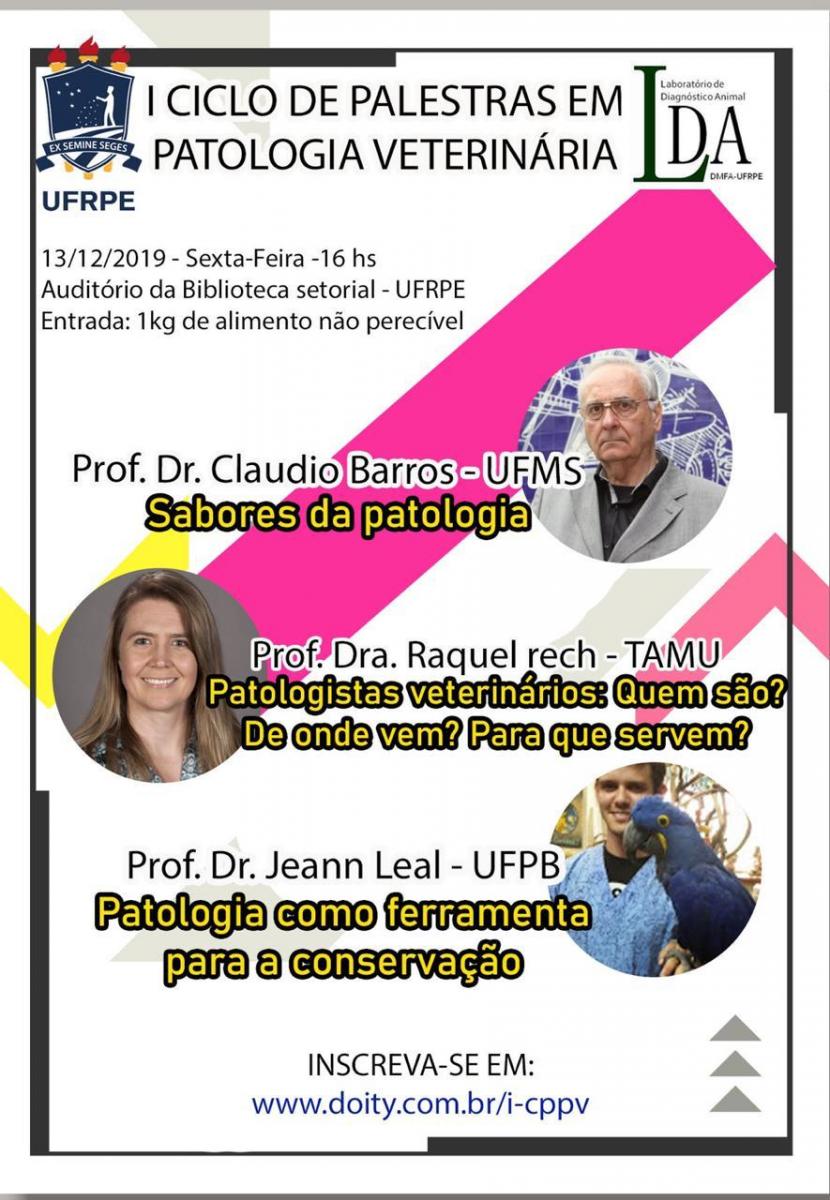 cartaz ciclo palestras