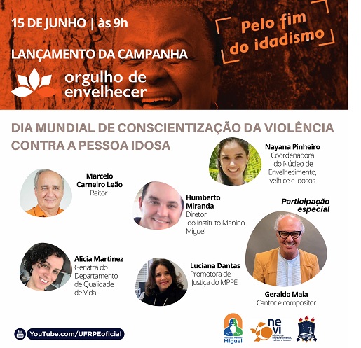 card de divulgação com participantes
