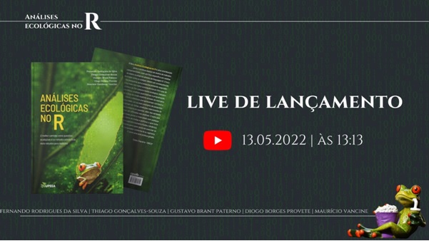 convite da live de lançamento